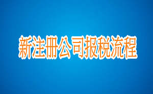 新注册公司报税流程如何办理？